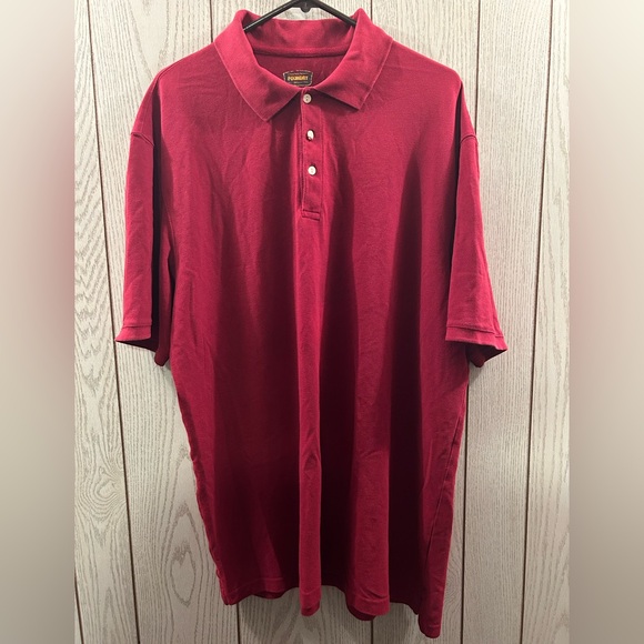 The Foundry Supply Co. Men’s Red Polo 2XLT - Picture 1 of 3